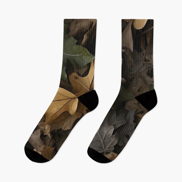 Item preview, Muted Autumn Oak Leaves Pattern Dark Moody Fall Foliage Art designed and sold by LYAN-STORE.