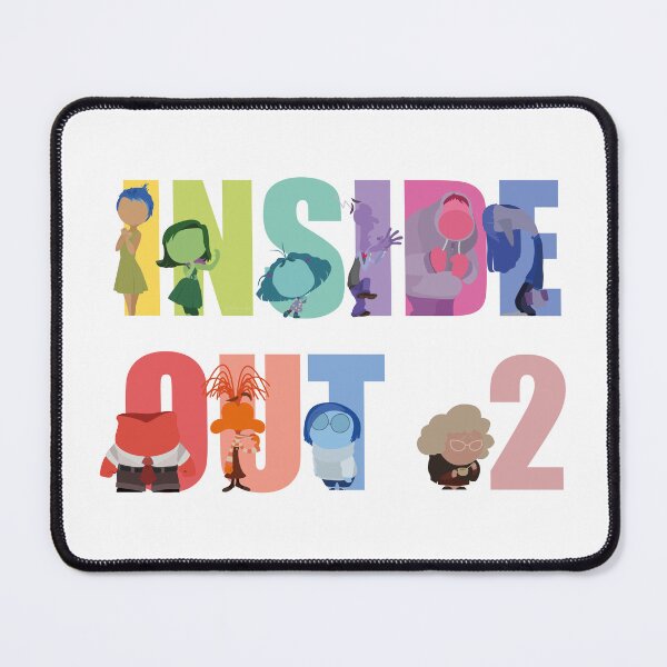 Item preview, Inside Out 2 Emotions Block Typography Illustration designed and sold by LudmylArt.