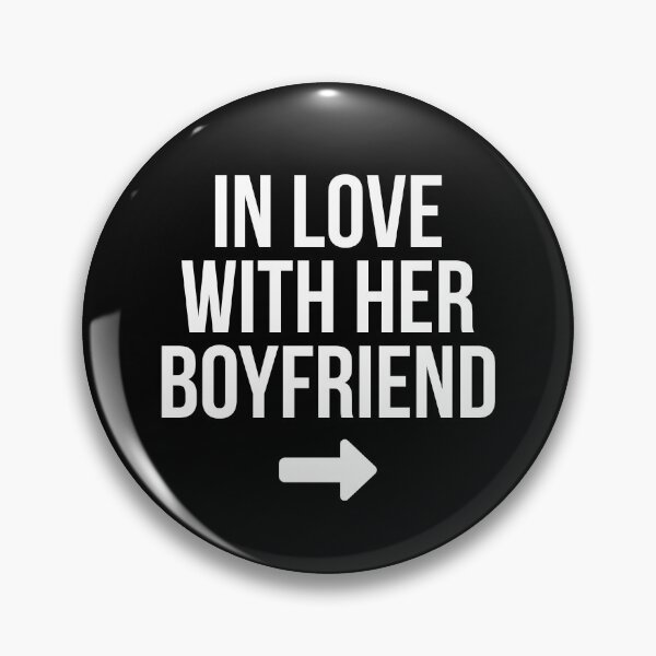Item preview, In love with her boyfriend knows designed and sold by Finkspired.