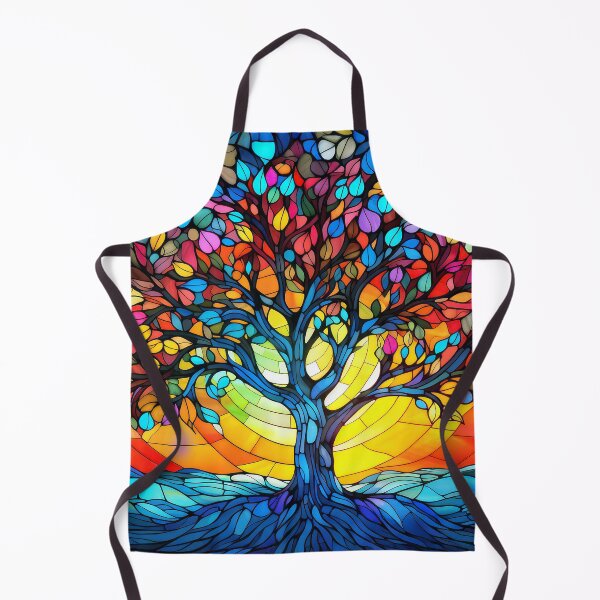 Item preview, Colorful Tree Of Life Stained Glass-Inspired Stylized Art designed and sold by DEC02.