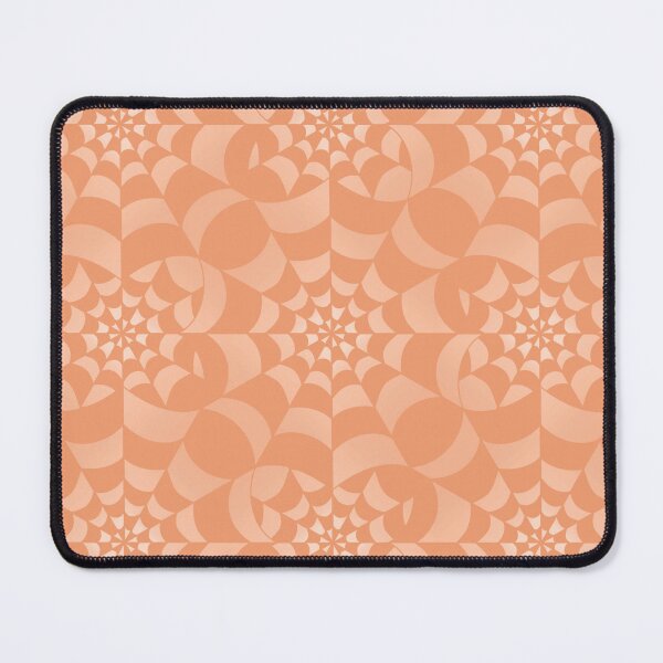 Item preview, Enchanted Web - Pastel Orange Spider Web Halloween Pattern designed and sold by BlackthornDsign.