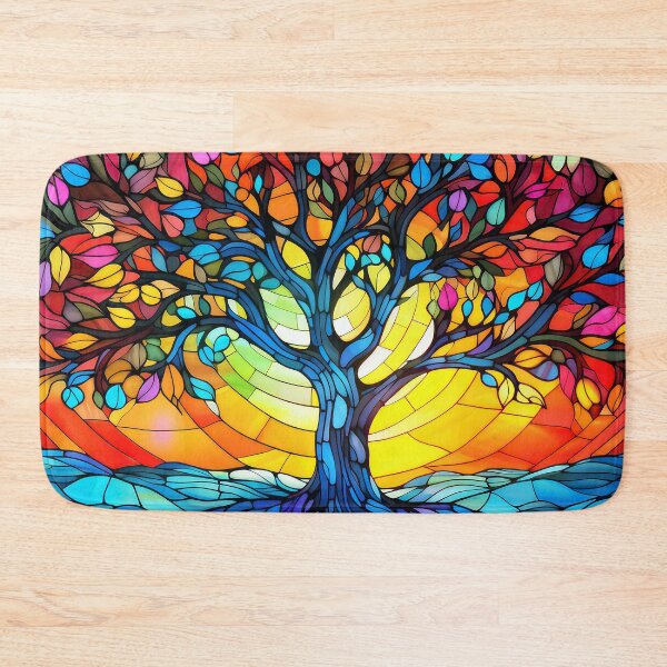 Item preview, Colorful Tree Of Life Stained Glass-Inspired Stylized Art designed and sold by DEC02.