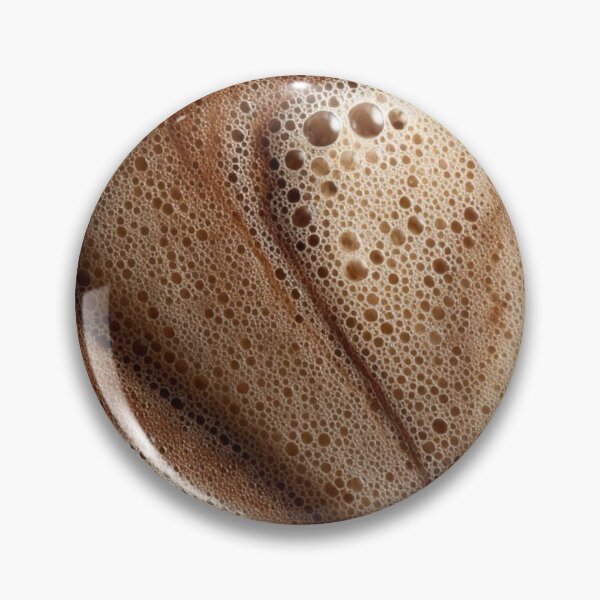 Item preview, Creamy Coffee Foam Waves Espresso Latte Art Macro Texture designed and sold by LYAN-STORE.