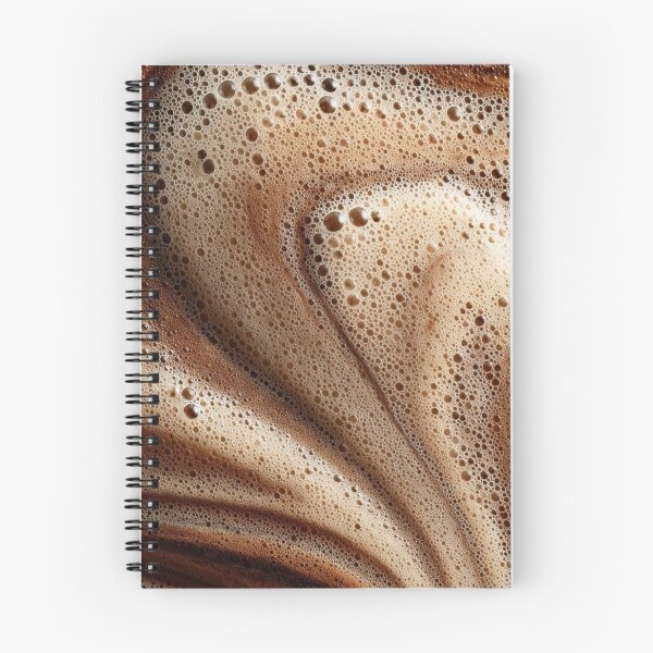 Item preview, Creamy Coffee Foam Waves Espresso Latte Art Macro Texture designed and sold by LYAN-STORE.