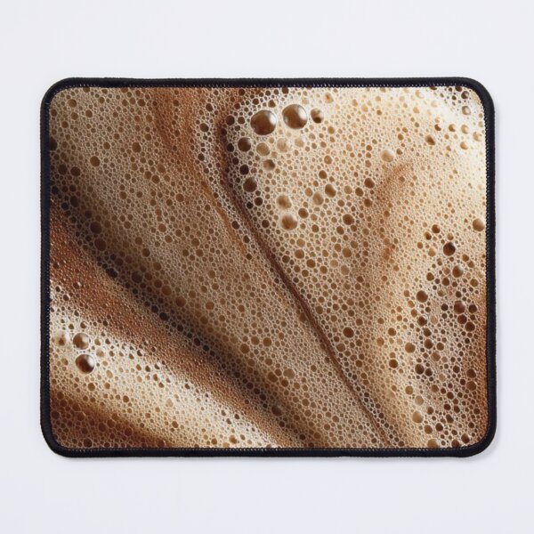 Item preview, Creamy Coffee Foam Waves Espresso Latte Art Macro Texture designed and sold by LYAN-STORE.