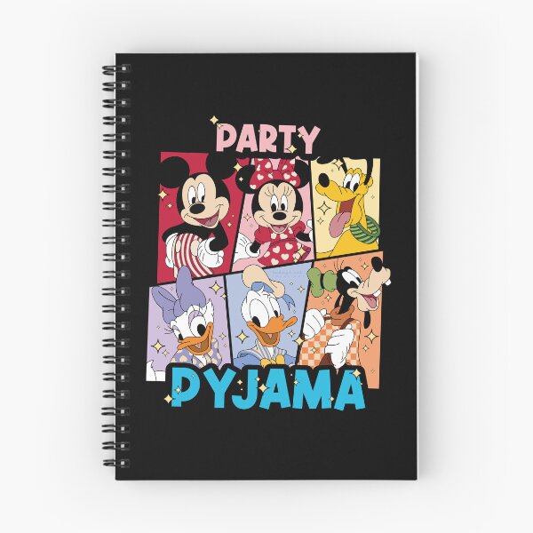 Item preview, Mickey and Friends Pajama Party Comic Grid Illustration designed and sold by LudmylArt.