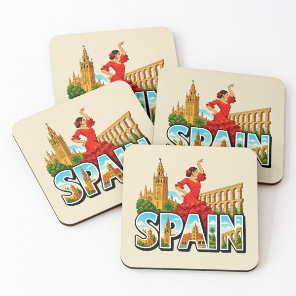 Item preview, Spain Typography Art designed and sold by Myra365Art.