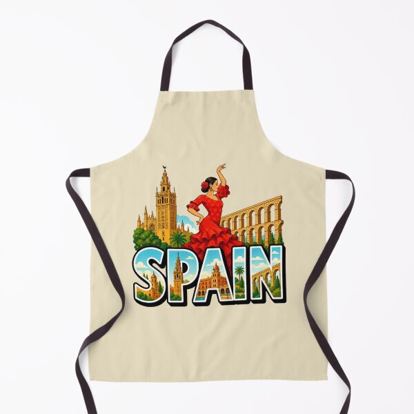 Item preview, Spain Typography Art designed and sold by Myra365Art.