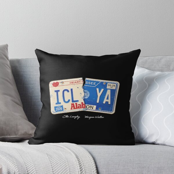 Item preview, Ella Langley and Morgan Wallen Icl Ya License Plate designed and sold by oliviamaer.