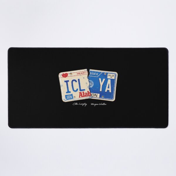 Item preview, Ella Langley and Morgan Wallen Icl Ya License Plate designed and sold by oliviamaer.