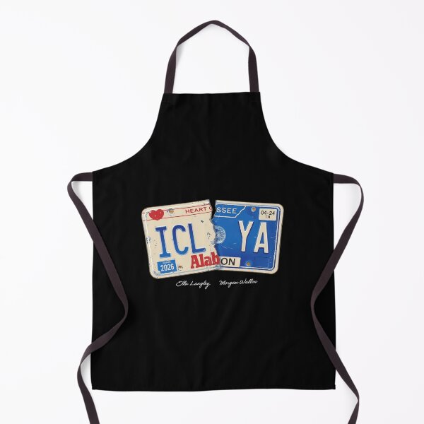 Item preview, Ella Langley and Morgan Wallen Icl Ya License Plate designed and sold by oliviamaer.