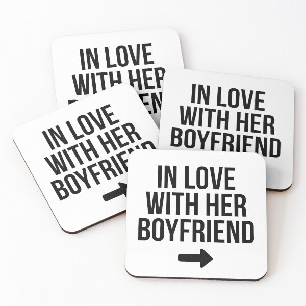 Item preview, In love with her boyfriend Black designed and sold by Finkspired.