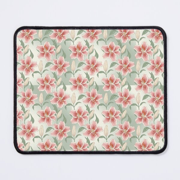 Item preview, Pastel Lily Blossoms – Elegant Botanical Gradient Seamless Pattern designed and sold by The Digital Compass.