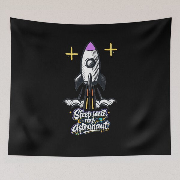 Item preview, Dreamy Space Quote Design - Sleep Well, My Astronaut designed and sold by Rocket&Stars.