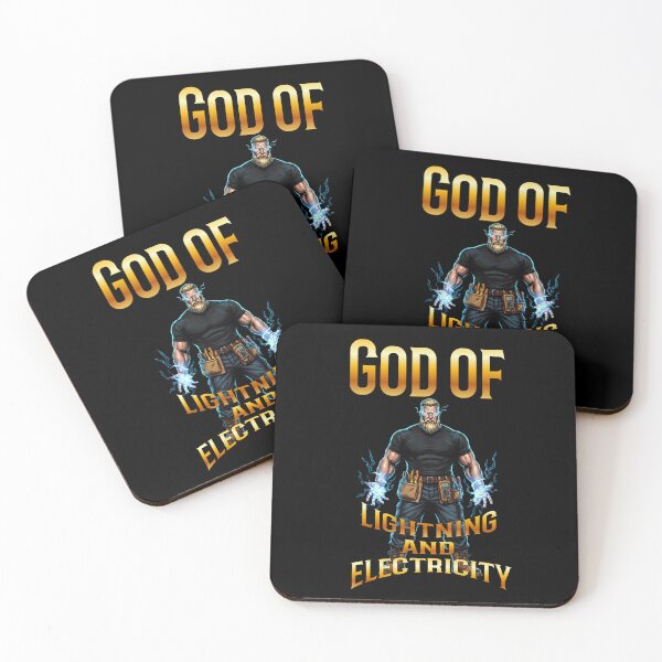 Item preview, God Of Lightning And Electricity - Electrician Superhero  designed and sold by UTkiKK.