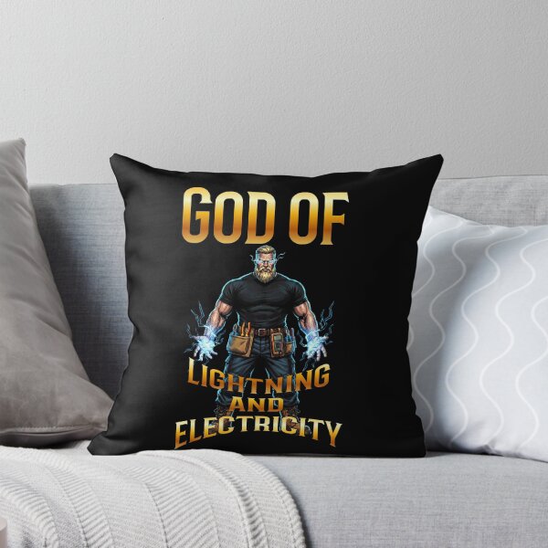 Item preview, God Of Lightning And Electricity - Electrician Superhero  designed and sold by UTkiKK.