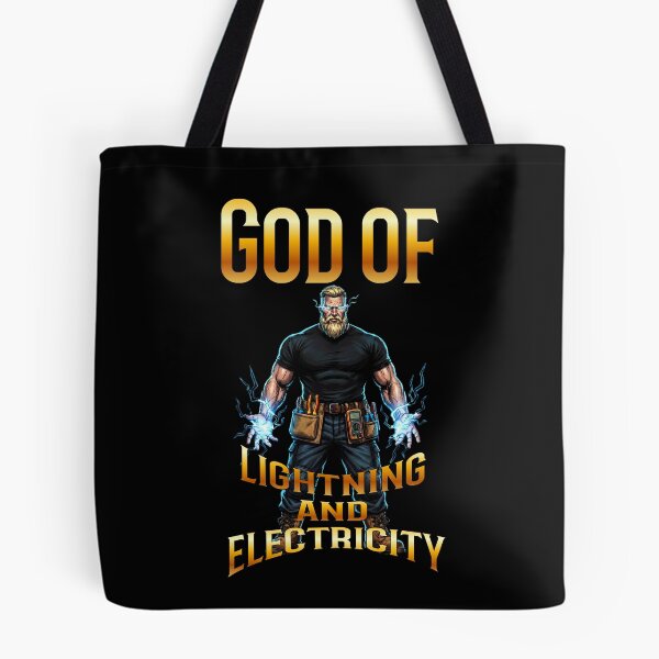 Item preview, God Of Lightning And Electricity - Electrician Superhero  designed and sold by UTkiKK.