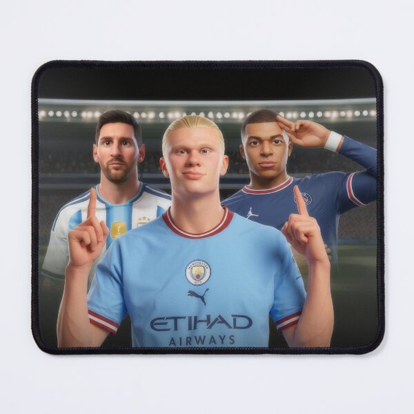 Item preview, Football Legends Trio - Minimalist Soccer Stars Vector Art designed and sold by Billy Morfo™.