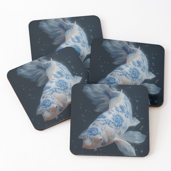 Item preview, Silver Pinterest Koi Currents designed and sold by Jyosridingtrain.
