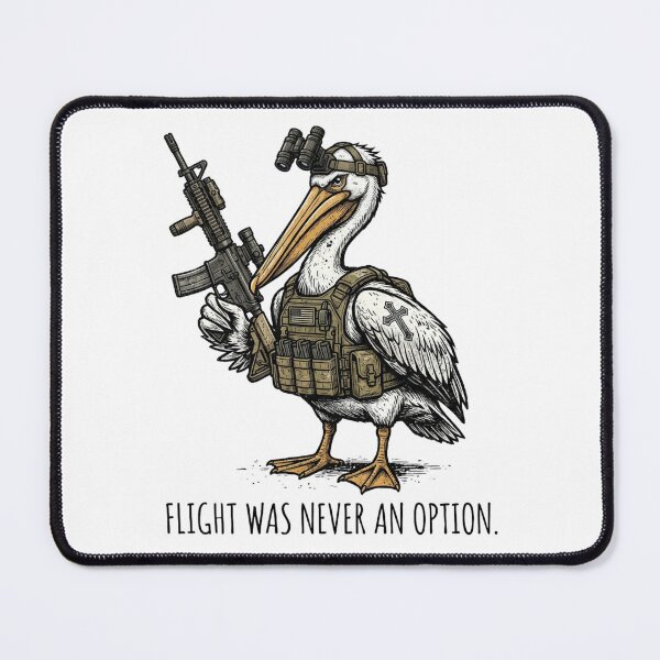 Item preview, Flight Was Never An Option Tactical Pelican Military Rifle designed and sold by raedattia.