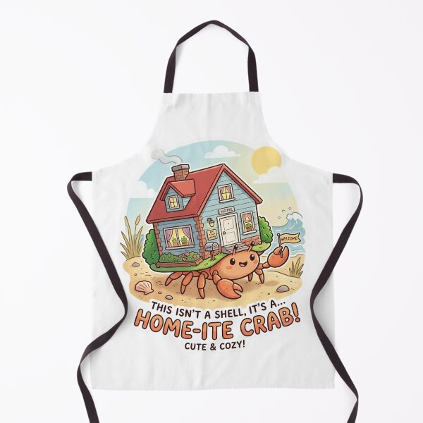 Item preview, House Hermit Crab | Funny Animal Pun | Introvert Humor | Gift for Homebodies designed and sold by YNAMREG.
