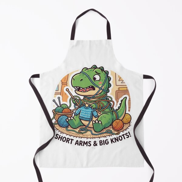 Item preview, Knitting T-Rex | Funny Dinosaur Pun | Crafting Humor | Gift for Knitters designed and sold by YNAMREG.