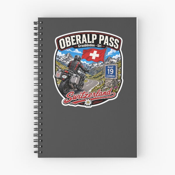 Item preview, Oberalp Pass Oberalppass Switzerland Suisse Schweiz Motorcycle Sticker TShirt 04 designed and sold by OuterShellUK.