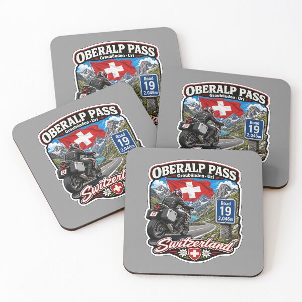 Item preview, Oberalp Pass Oberalppass Switzerland Suisse Schweiz Motorcycle Sticker TShirt 05 designed and sold by OuterShellUK.