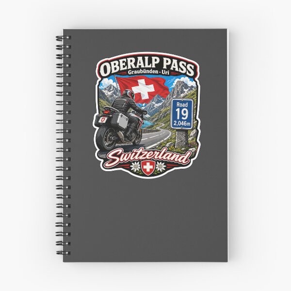 Item preview, Oberalp Pass Oberalppass Switzerland Suisse Schweiz Motorcycle Sticker TShirt 05 designed and sold by OuterShellUK.