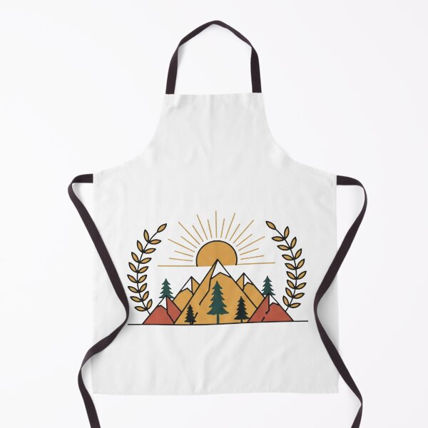 Item preview, Boho Mountain Sunrise | Earthy Retro Boho Landscape Art designed and sold by Dzblack.