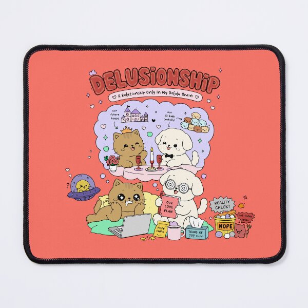 Item preview, Delusionship - Delulu Brain Relationship Cute Kawaii Art designed and sold by snewen.