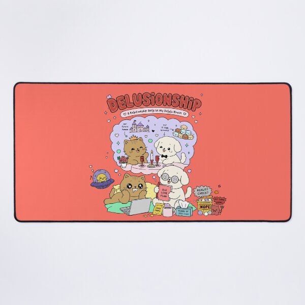 Item preview, Delusionship - Delulu Brain Relationship Cute Kawaii Art designed and sold by snewen.