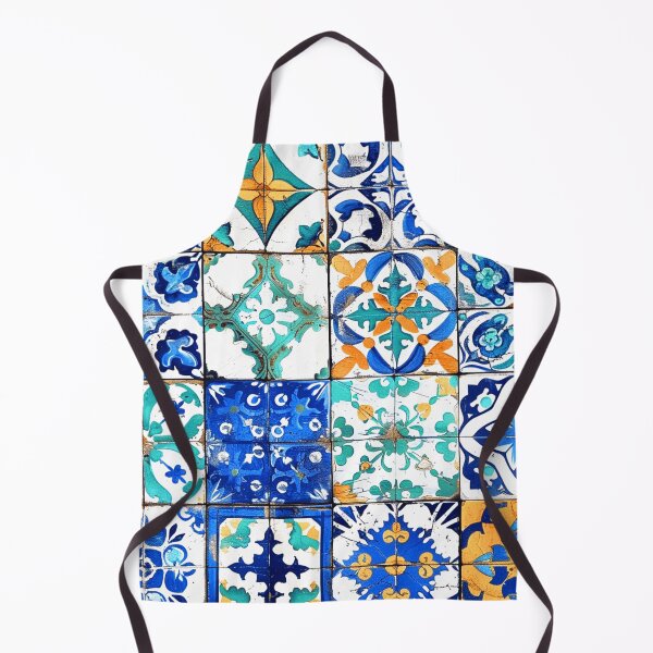 Item preview, Mediterranean Vintage Tile-Inspired Blue And White Designs  designed and sold by DEC02.