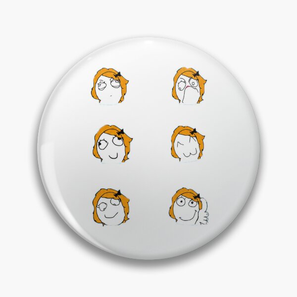 Item preview, Derpina Meme Faces Pattern Y2K Retro Internet Rage Comic Aesthetic designed and sold by TrxshWear.