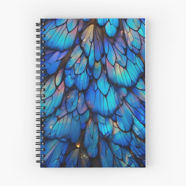 Item preview, Iridescent Blue Butterfly Wings Texture Magic Fairycore Wings Pattern designed and sold by LYAN-STORE.