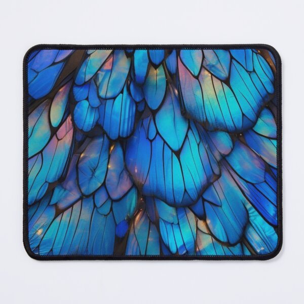 Item preview, Iridescent Blue Butterfly Wings Texture Magic Fairycore Wings Pattern designed and sold by LYAN-STORE.