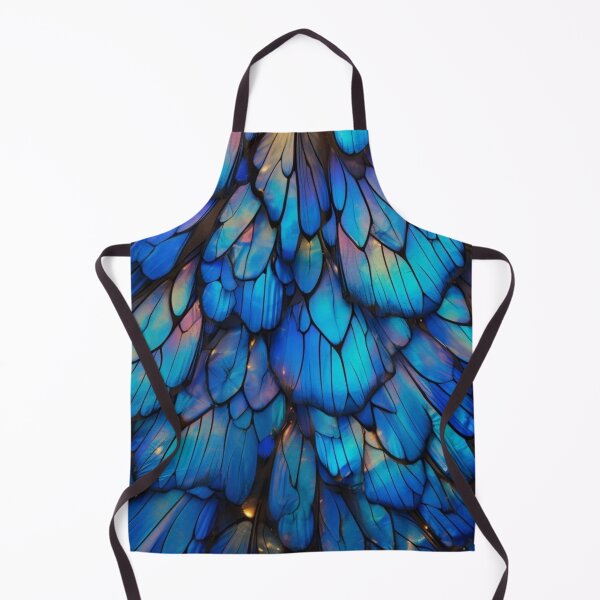Item preview, Iridescent Blue Butterfly Wings Texture Magic Fairycore Wings Pattern designed and sold by LYAN-STORE.