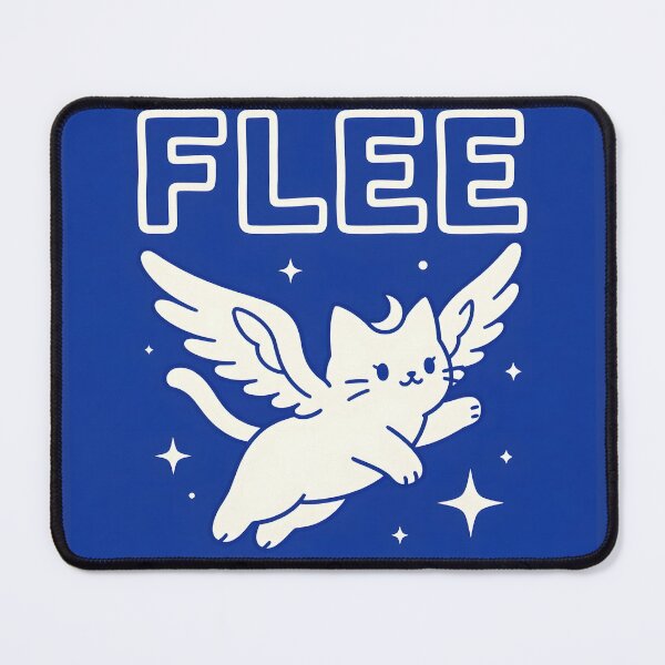 Item preview, FLEE – Cute Flying Angel Cat with Wings designed and sold by KiraChie.