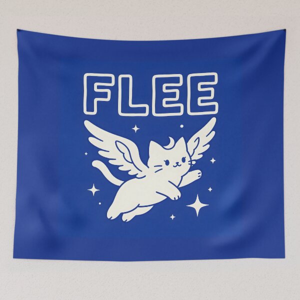 Item preview, FLEE – Cute Flying Angel Cat with Wings designed and sold by KiraChie.