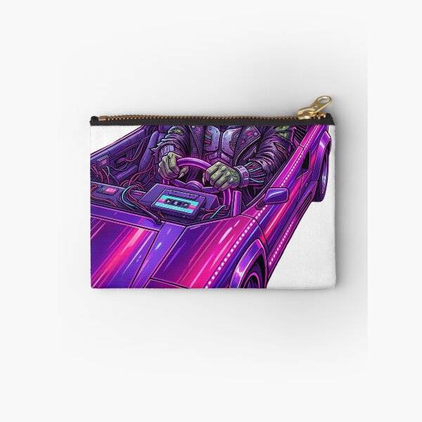 Item preview, Ork Waaagh Synthwave Sports Car Classic T-Shirt designed and sold by pawsome purrfect.
