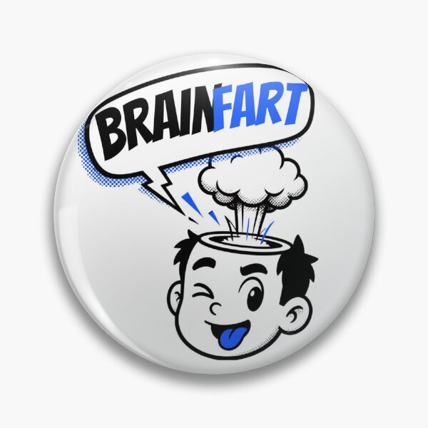 Item preview, Brainfart Funny Comic T-Shirt Design | Retro Pop Art Humor Graphic designed and sold by ArtMashupCo.