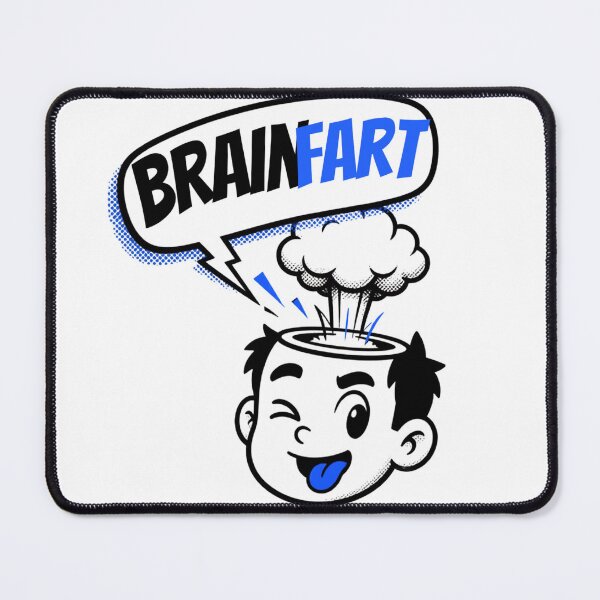 Item preview, Brainfart Funny Comic T-Shirt Design | Retro Pop Art Humor Graphic designed and sold by ArtMashupCo.