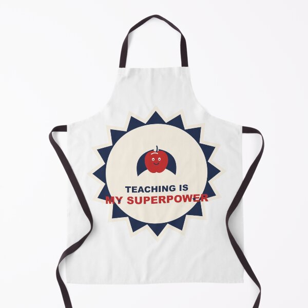 Item preview, Teaching Is My Superpower Caped Apple Comic Teacher Design designed and sold by Mega-Shopping.