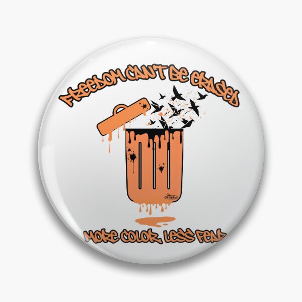 Item preview, Freedom Can't Be Erased — More Color Less Fear Graffiti designed and sold by ENDTOENDSTORE.