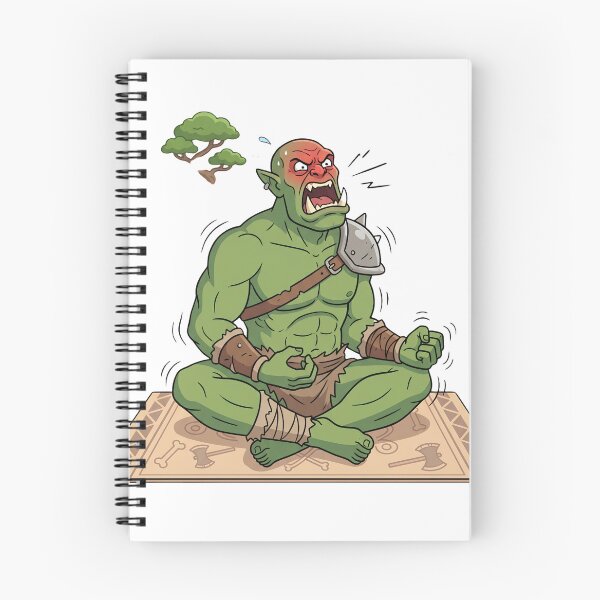 Item preview, Ork Waaagh Lotus Yoga Meditating Classic T-Shirt designed and sold by pawsome purrfect.