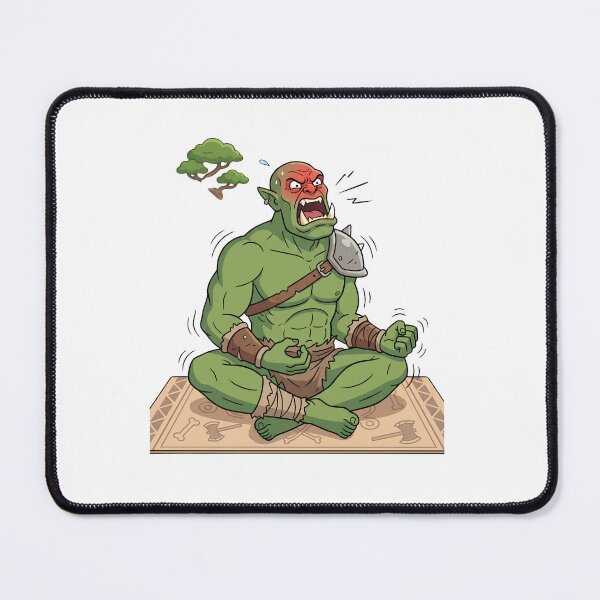 Item preview, Ork Waaagh Lotus Yoga Meditating Classic T-Shirt designed and sold by pawsome purrfect.