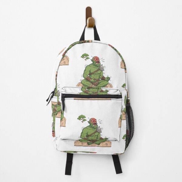 Item preview, Ork Waaagh Lotus Yoga Meditating Classic T-Shirt designed and sold by pawsome purrfect.