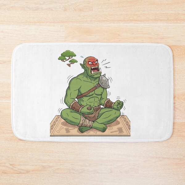 Item preview, Ork Waaagh Lotus Yoga Meditating Classic T-Shirt designed and sold by pawsome purrfect.