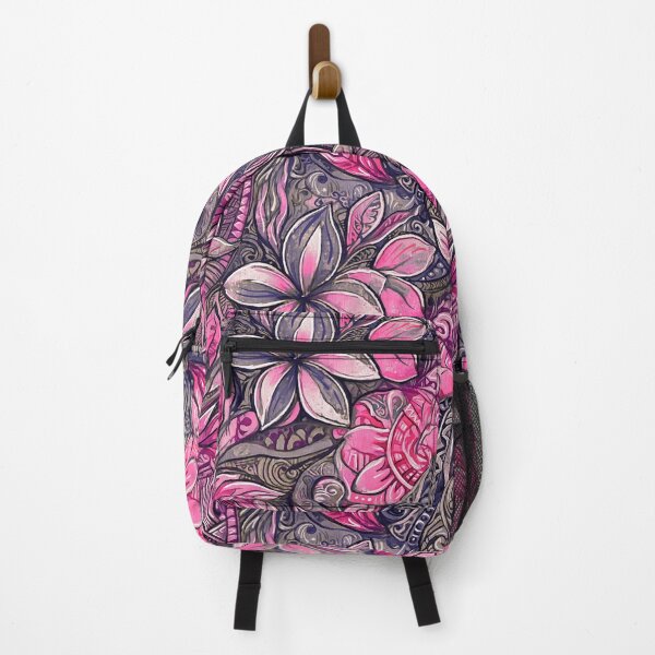 Item preview, Pink Tropical Tribal Floral Pattern designed and sold by sunnthreads.