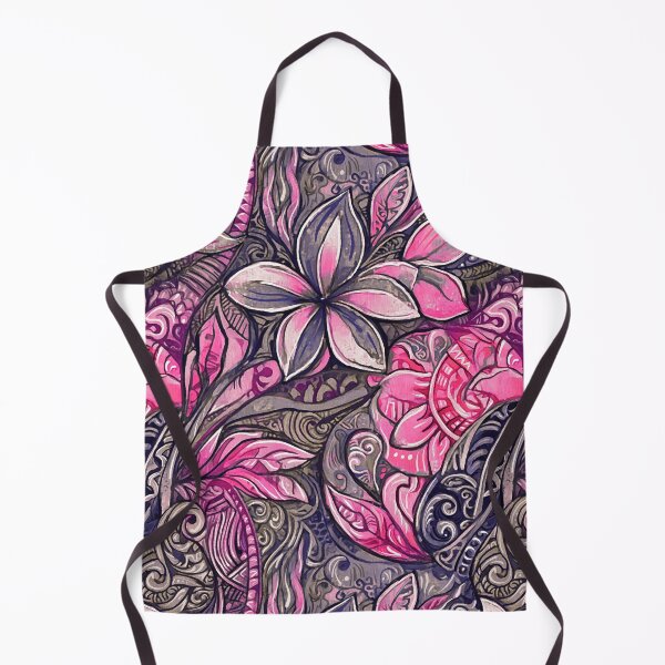 Item preview, Pink Tropical Tribal Floral Pattern designed and sold by sunnthreads.